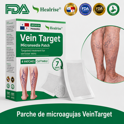 🇵🇦👨‍⚕️✅ Healrize® VeinTarget parche de microagujas ⚡ Alivio inmediato, resultados duraderos